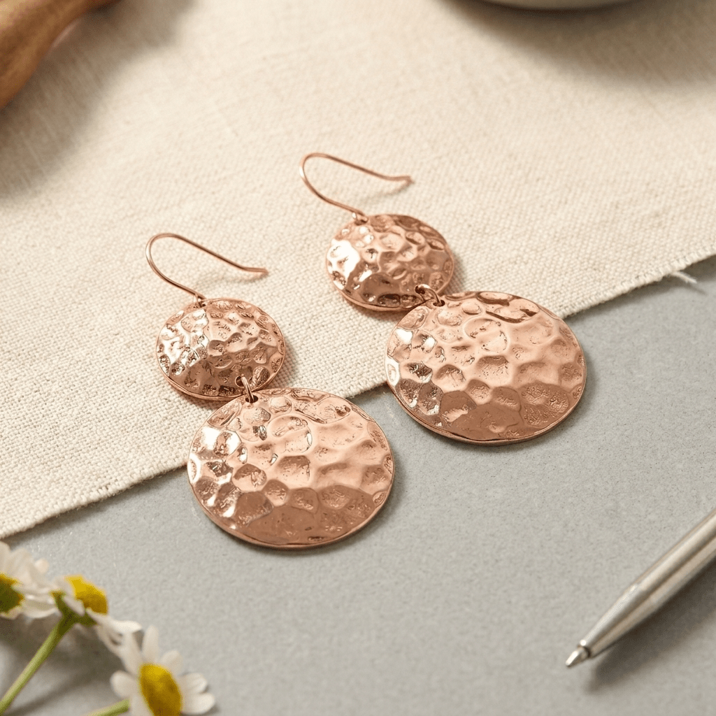 Aviora Solstice Copper Earrings