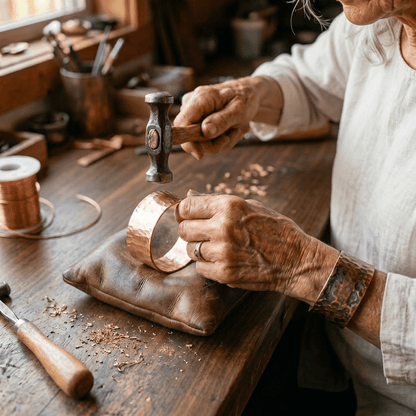 Aviora Anvil Copper Bracelet