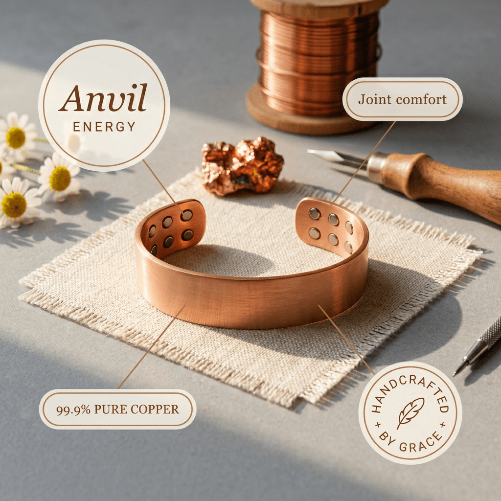 Aviora Anvil Copper Bracelet
