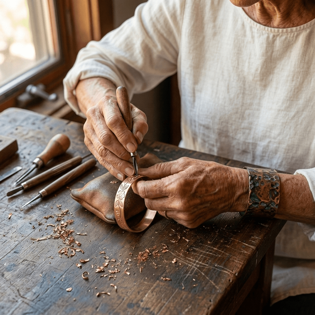 Aviora Bloom Copper Bracelet