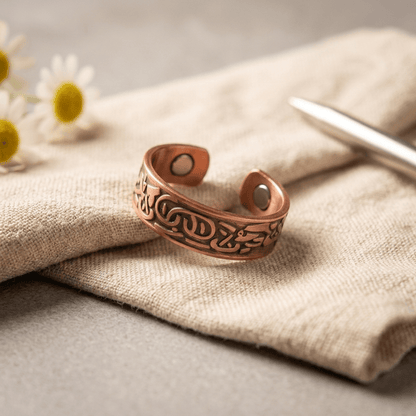 Aviora Burr Copper Ring