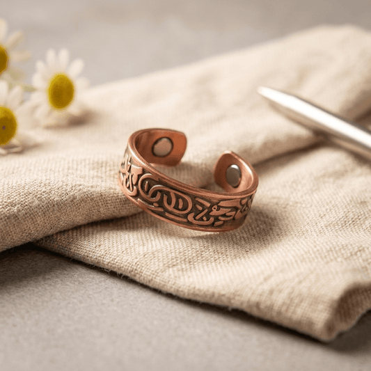 Aviora Burr Copper Ring