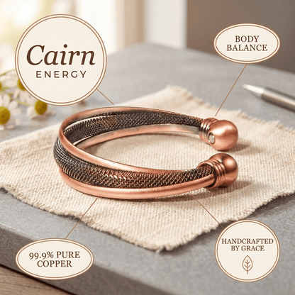Aviora Cairn Copper Bracelet
