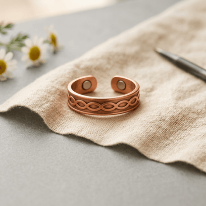 Aviora Char Copper Ring