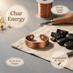 Aviora Char Copper Ring
