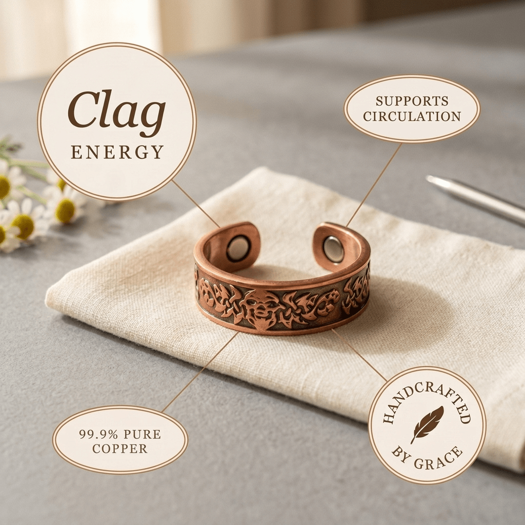 Aviora Clag Copper Ring