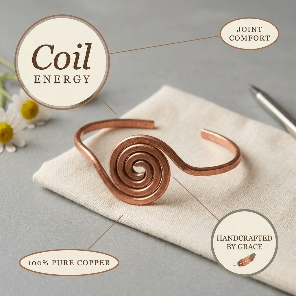 Aviora Coil Copper Anklet
