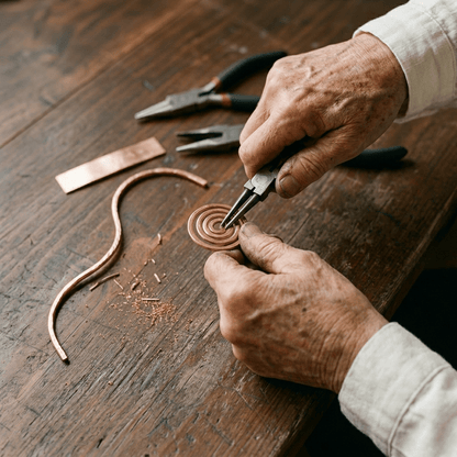 Aviora Coil Copper Anklet