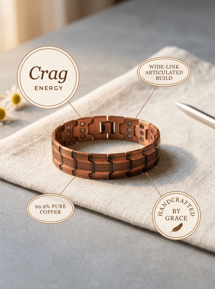 Aviora Crag Copper Bracelet