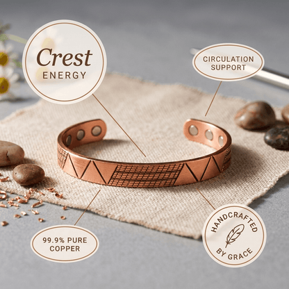 Aviora Crest Copper Bracelet