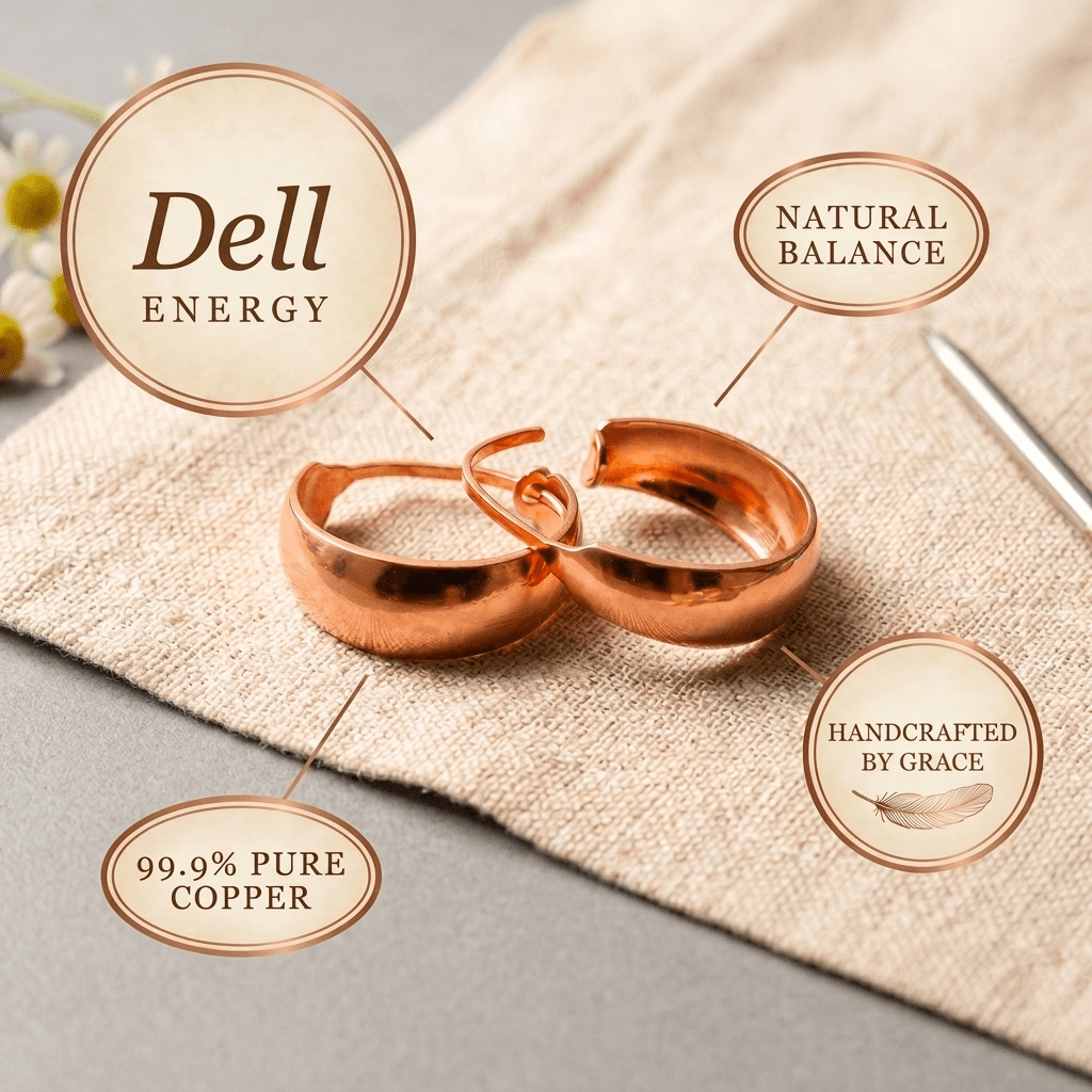 Aviora Dell Copper Earrings