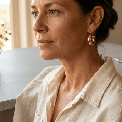 Aviora Dell Copper Earrings