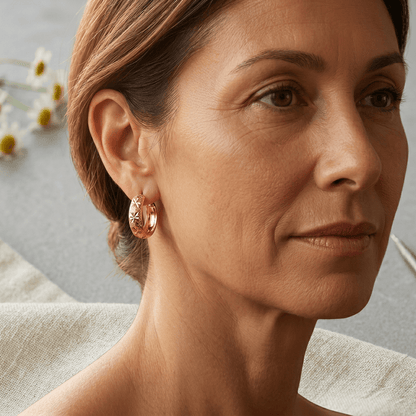 Aviora Dew Copper Earrings