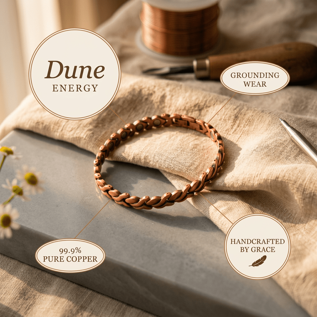 Aviora Dune Copper Anklet