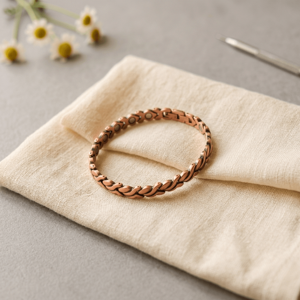 Aviora Dune Copper Anklet