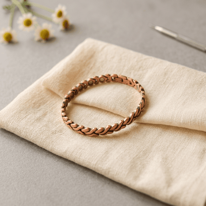 Aviora Dune Copper Anklet