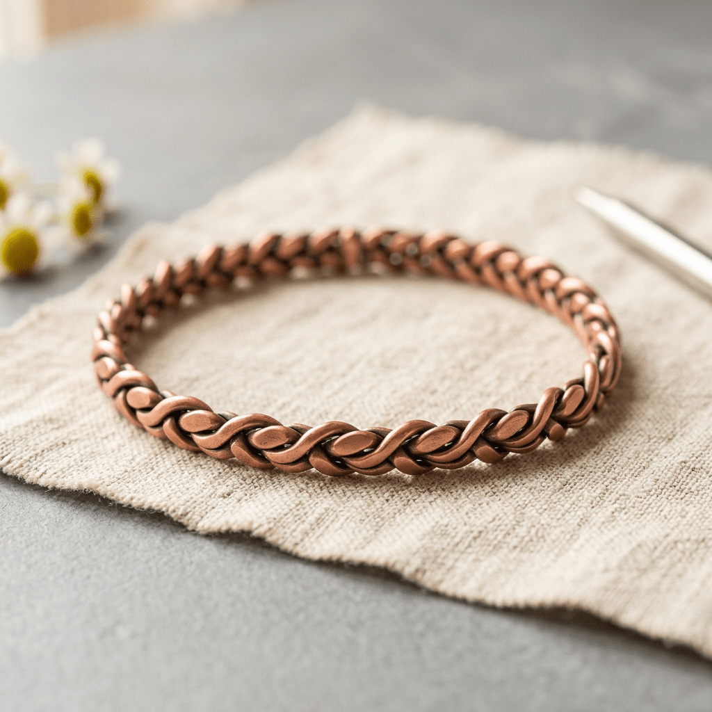 Aviora Dune Copper Anklet