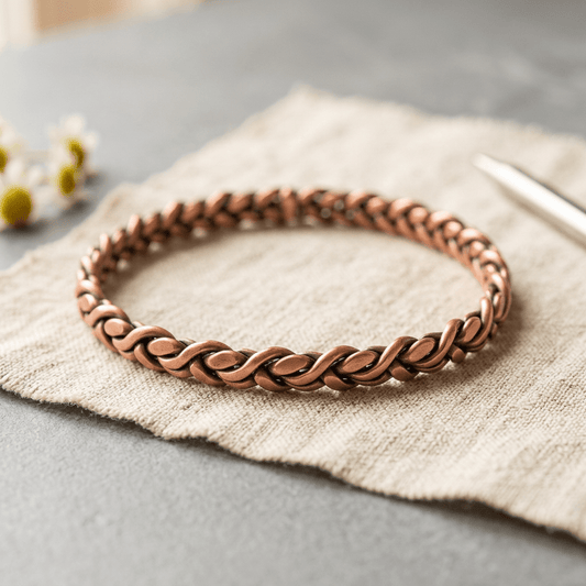 Aviora Dune Copper Anklet