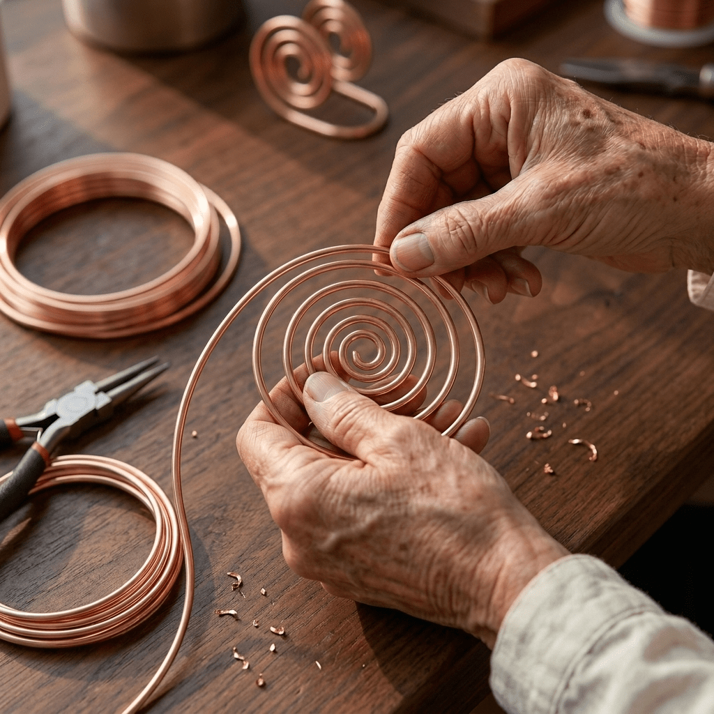 Aviora Flow Copper Hand Spiral
