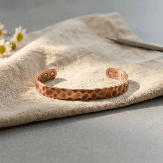 Aviora Furrow Copper Bracelet