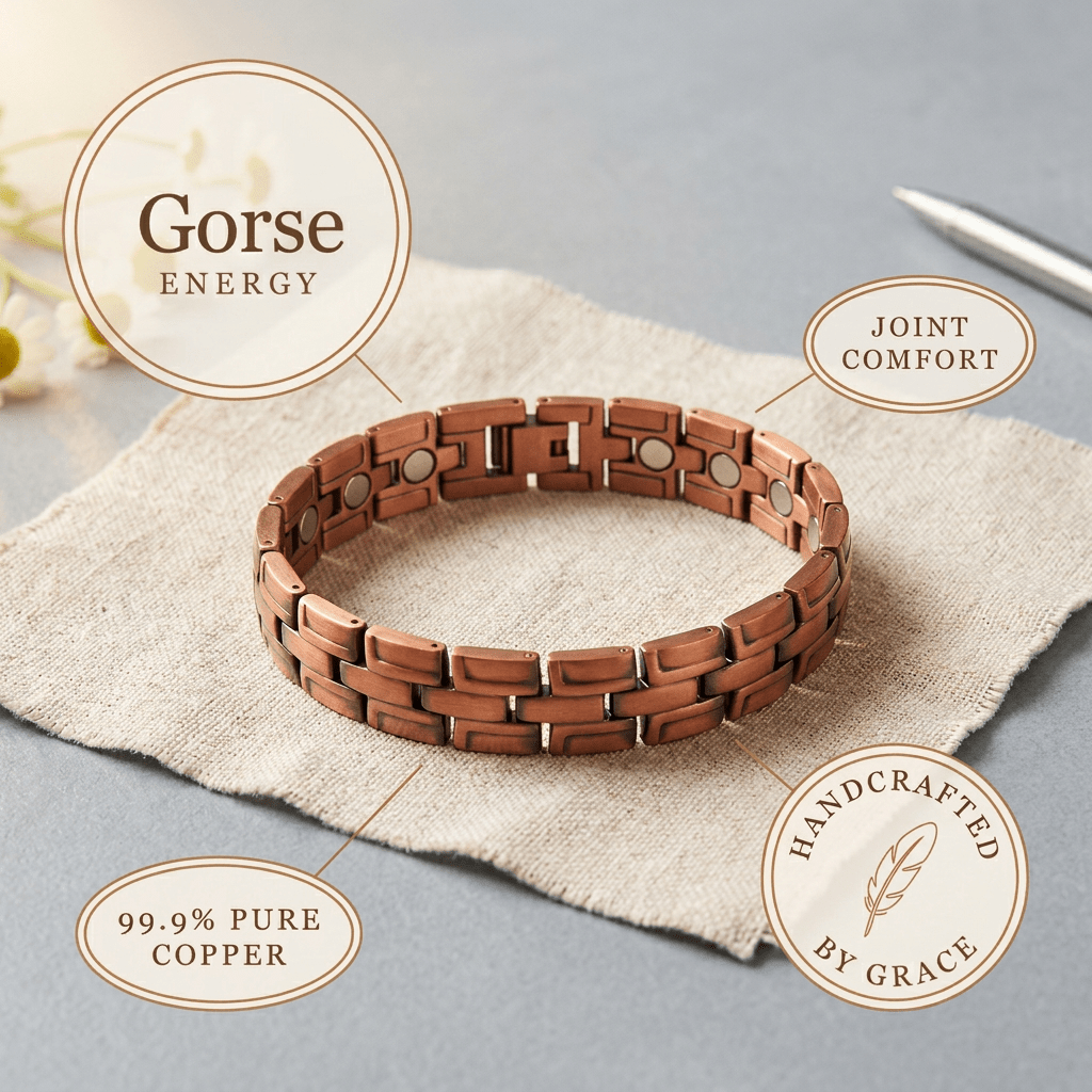 Aviora Gorse Men's Copper Bracelet