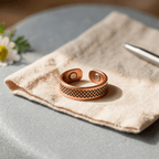 Aviora Grid Copper Ring