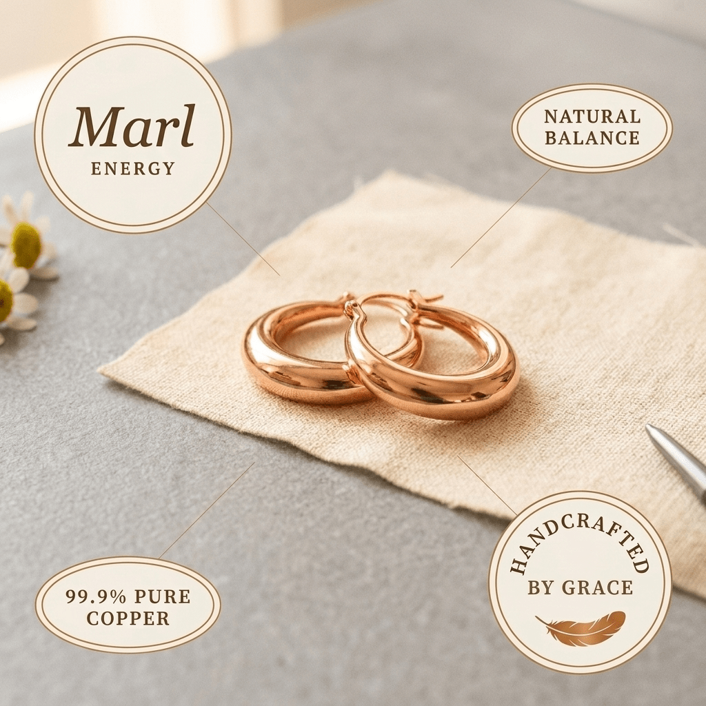 Aviora Marl Copper Earrings