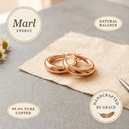 Aviora Marl Copper Earrings