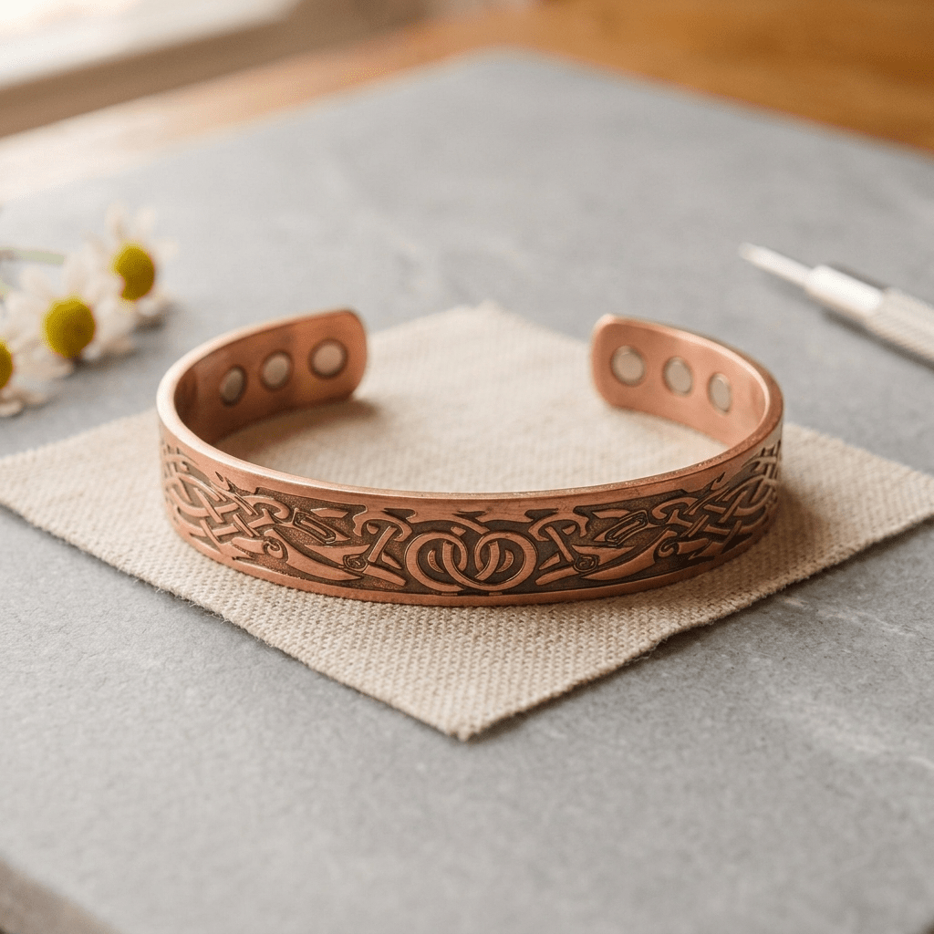 Aviora Moss Copper Bracelet