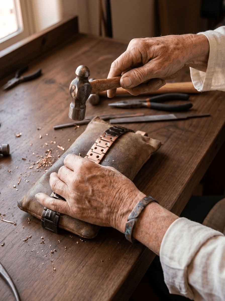 Aviora Ochre Men's Copper Bracelet