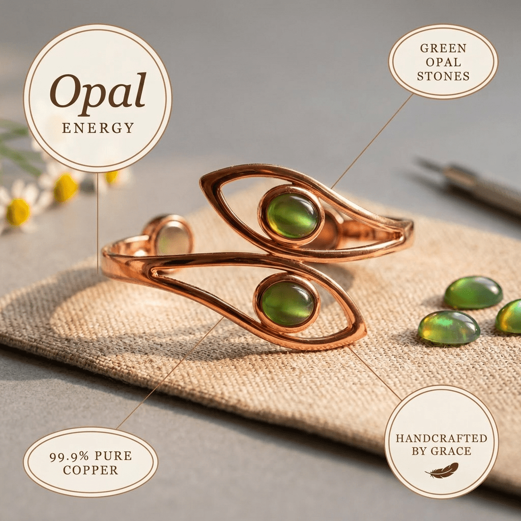 Aviora Opal Copper Bracelet