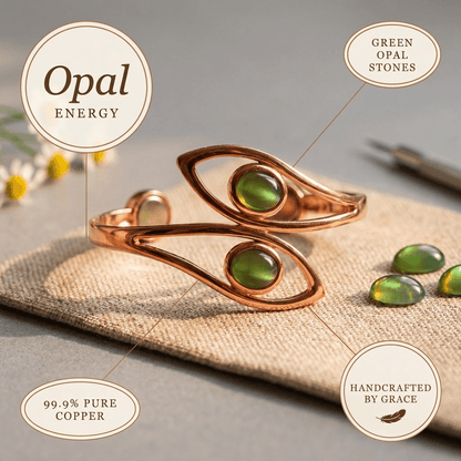 Aviora Opal Copper Bracelet