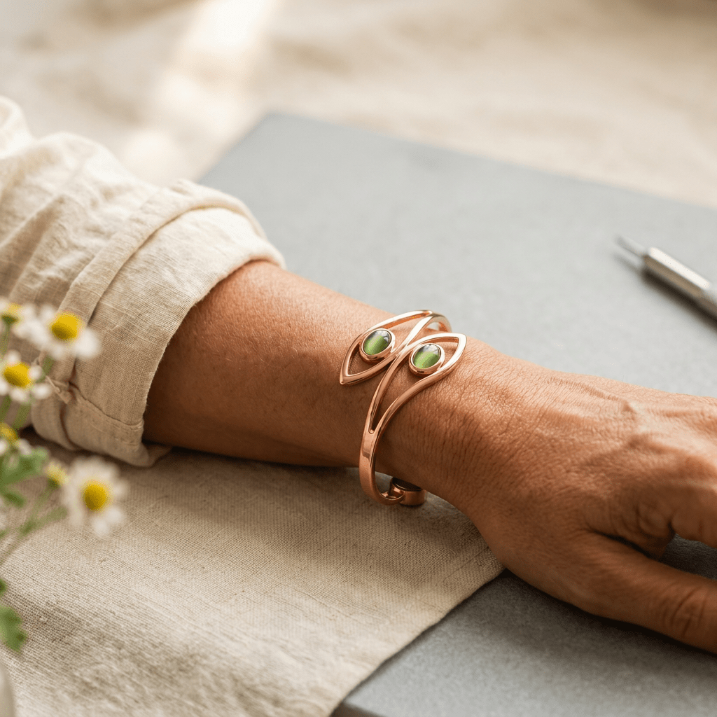 Aviora Opal Copper Bracelet