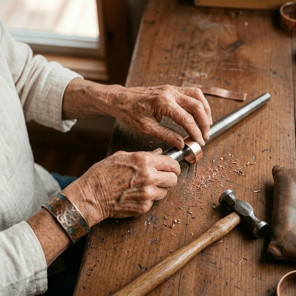 Aviora Peat Copper Ring