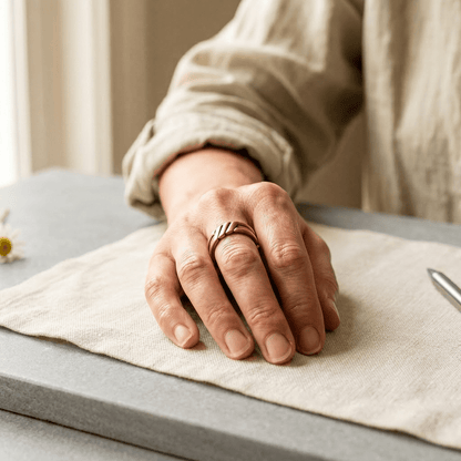Aviora Peat Copper Ring