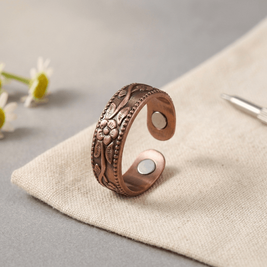 Aviora Petal Copper Ring