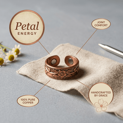 Aviora Petal Copper Ring