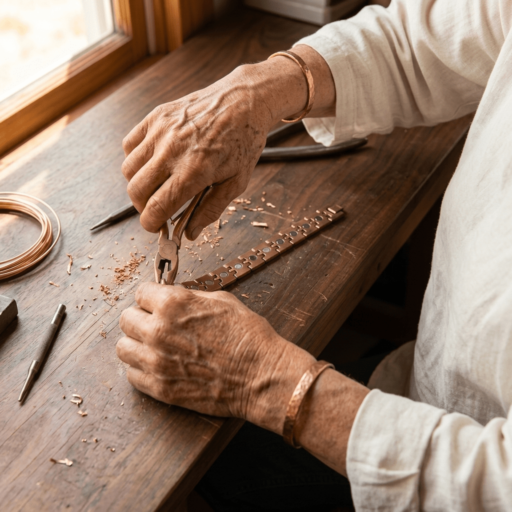 Aviora Pike Men's Copper Bracelet