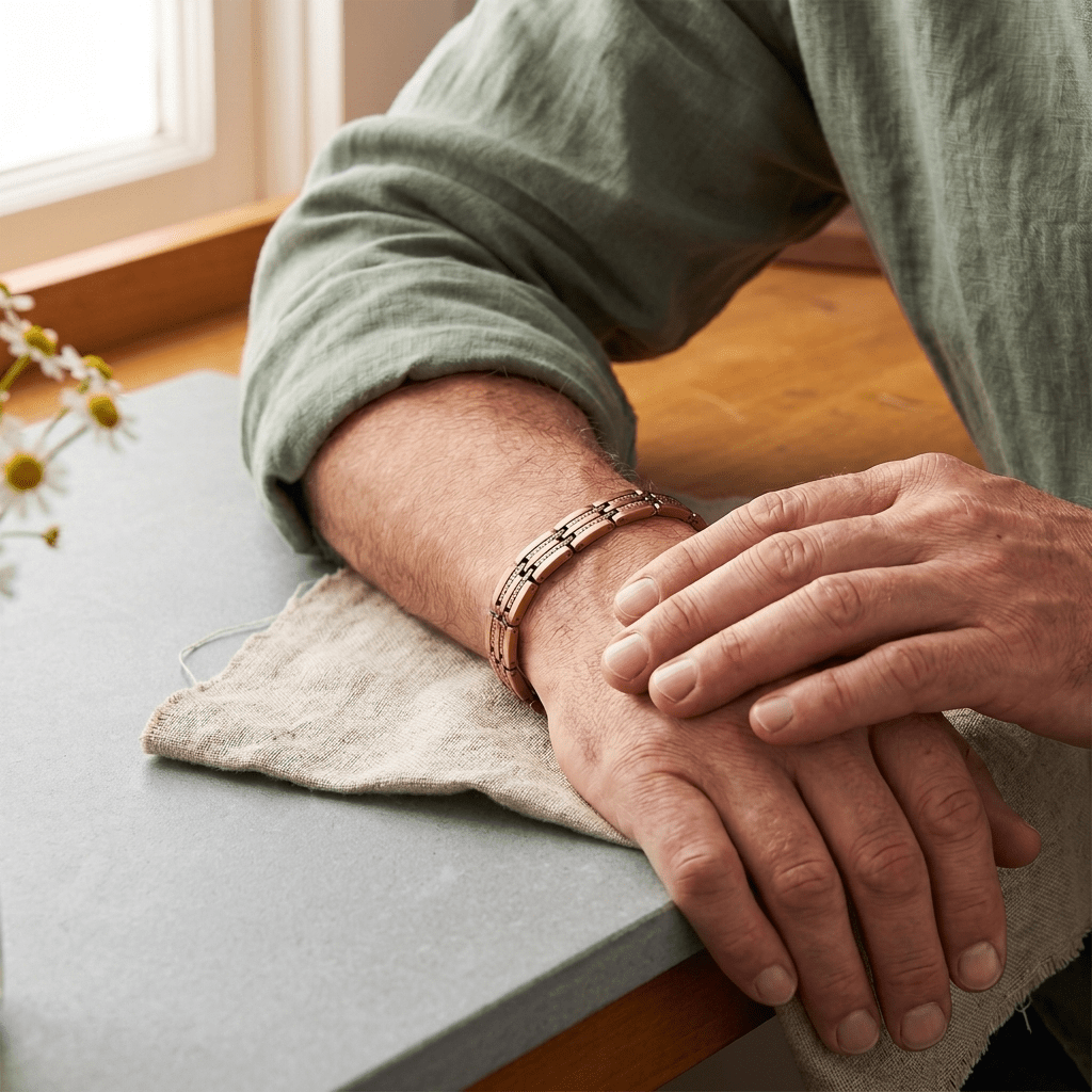Aviora Pike Men's Copper Bracelet