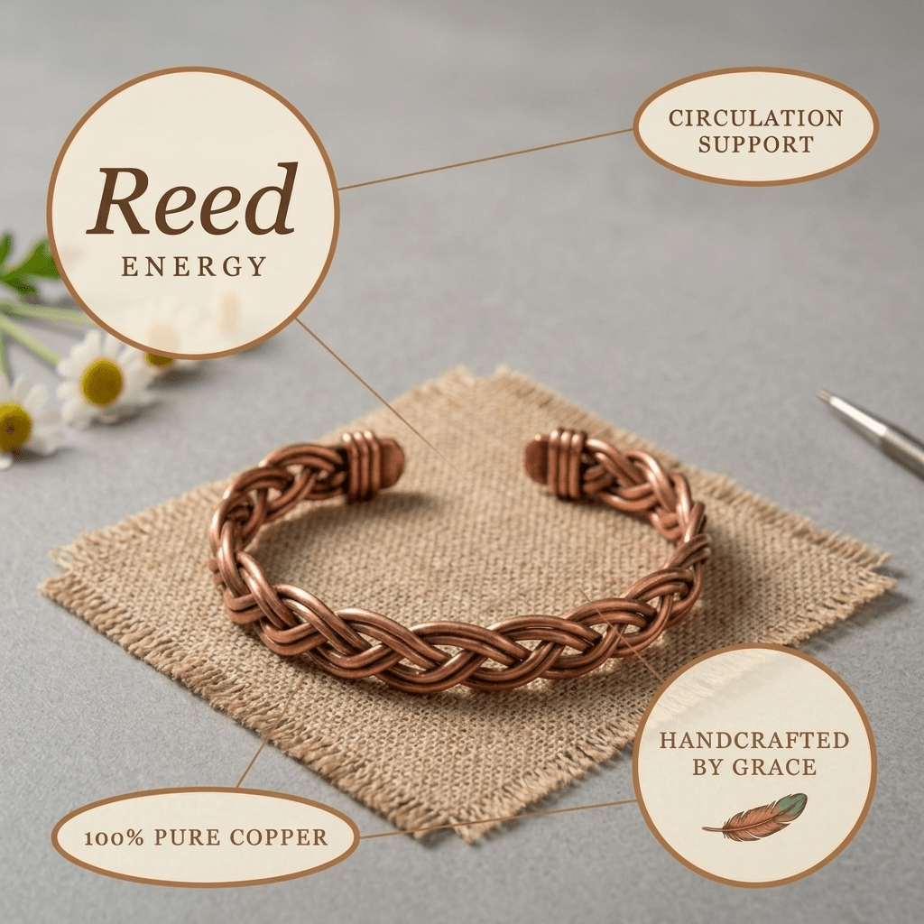 Aviora Reed Copper Anklet