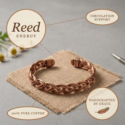 Aviora Reed Copper Anklet