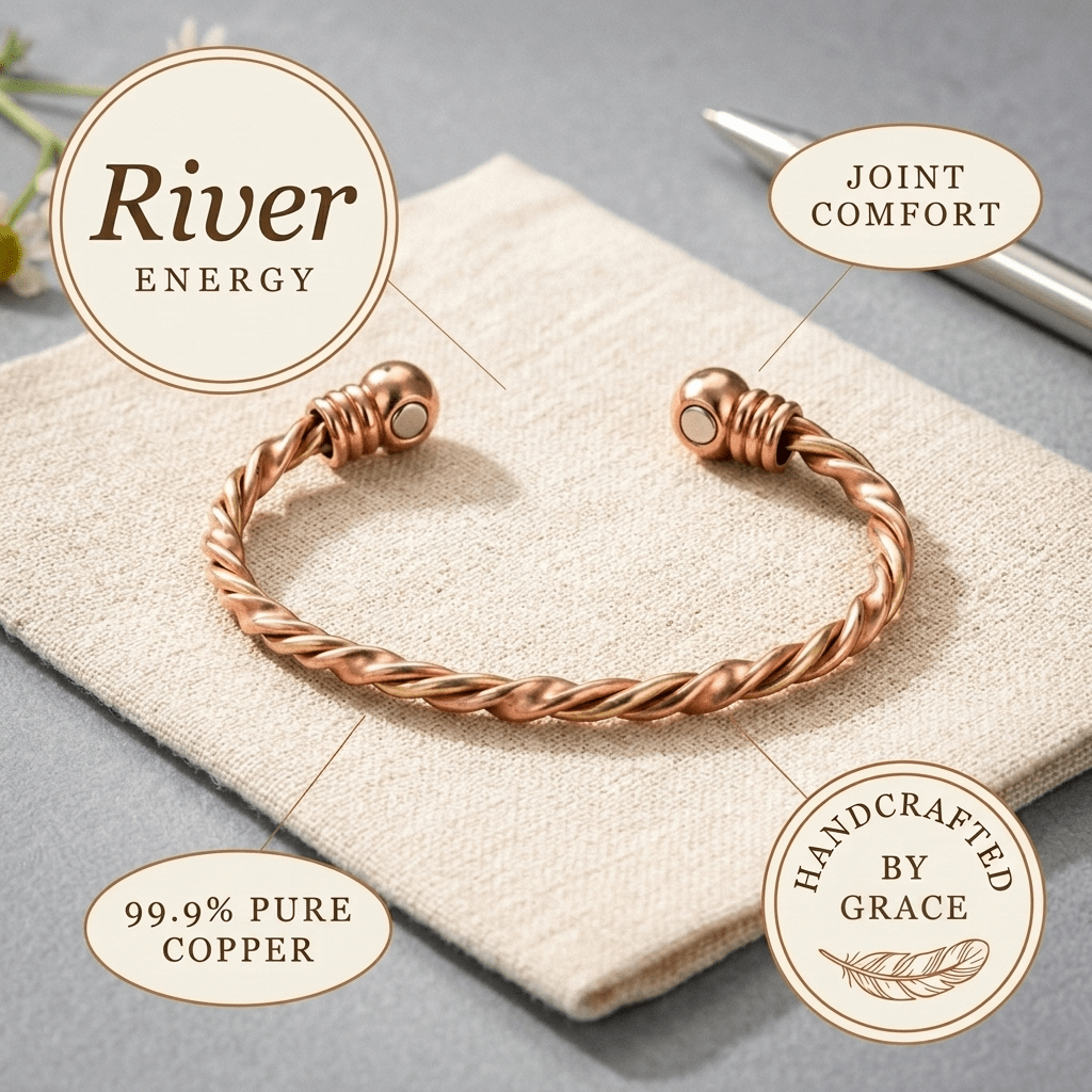 Aviora River Copper Bracelet