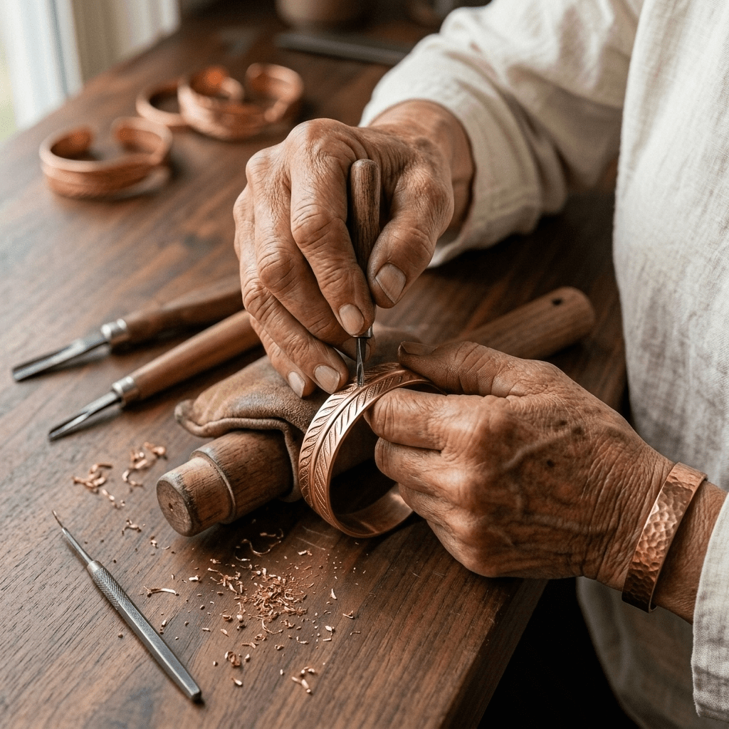 Aviora Root Copper Bracelet
