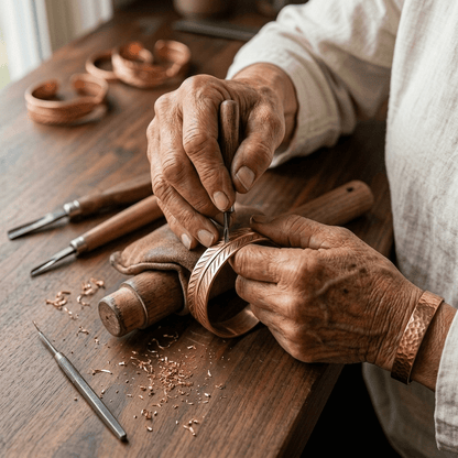 Aviora Root Copper Bracelet