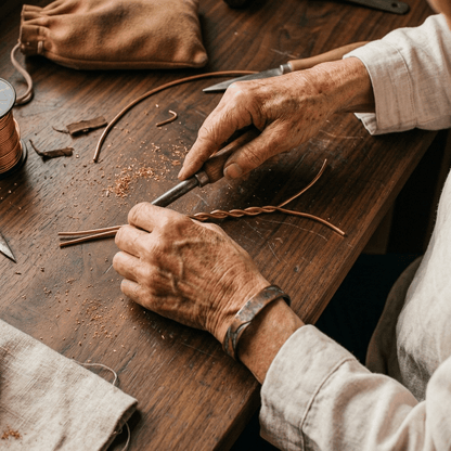 Aviora Seam Copper Bracelet