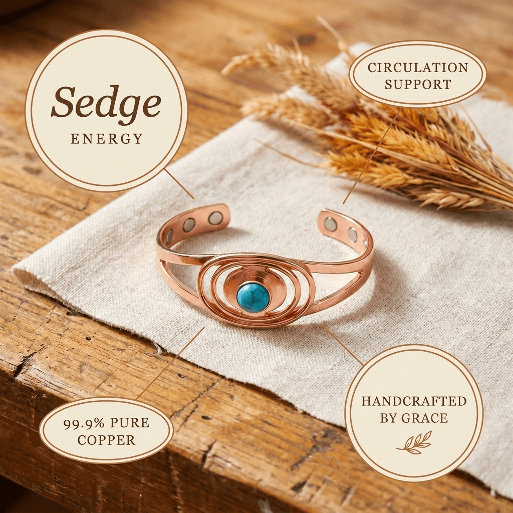 Aviora Sedge Copper Bracelet