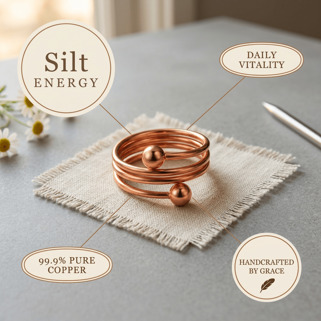 Aviora Silt Copper Ring