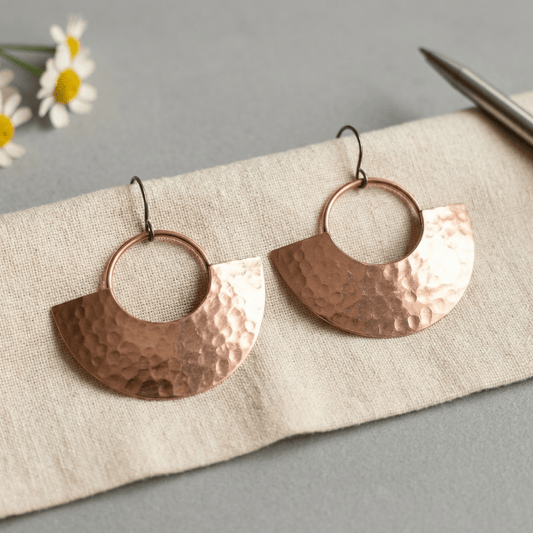 Aviora Sol Copper Earrings