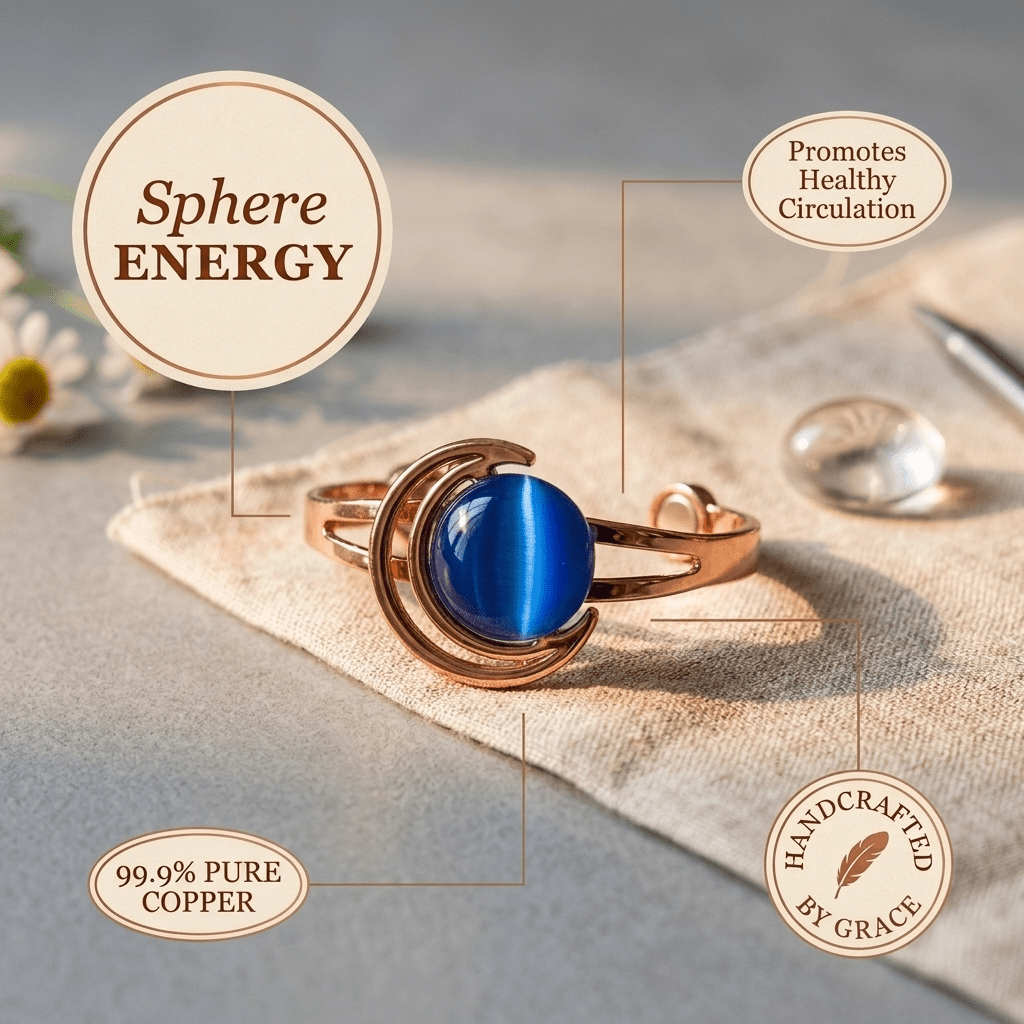 Aviora Sphere Copper Bracelet