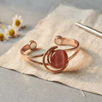 Aviora Sphere Pink Copper Bracelet